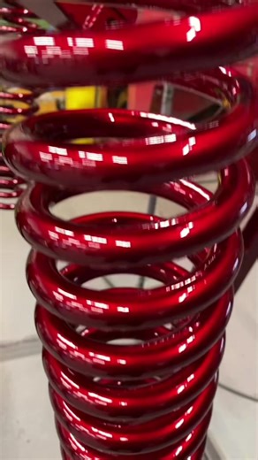 Candy Red Lift Kit Restoration | Powder Coating Process
