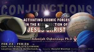 Conjunctions Activating Cosmic Forces in the Resurrection of Jesus Christ