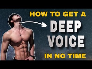 How to Get a Deep Voice in 7 Days (Full Guide) #deepvoice