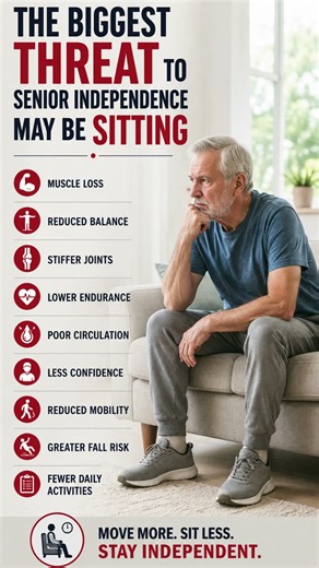 The biggest threat to senior independence #seniorhealth #seniorhealthtips #age #seniorcare #aging