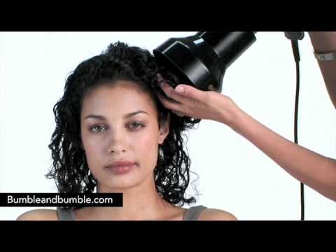 Using Bumble and bumble Curl Conscious Holding Foam