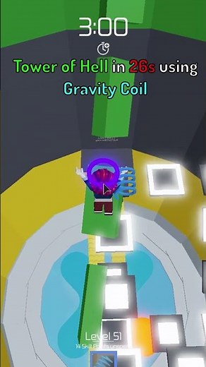 FASTEST TOWER OF HELL SPEEDRUN USING GRAVITY COIL (WR)?
