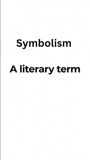 Symbolism | Figure of Speech | Definition & Examples