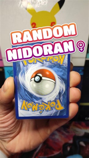 CARTA RANDOM 29: NIDORAN ♀ #pokemon #pokemontcg #cartaspokemon #pokemoncards #nidoran