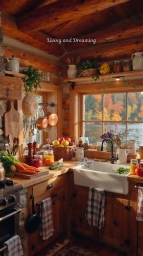 Lakeside Rustic Retreat 🏡🍂 | Autumn Cabin Tour