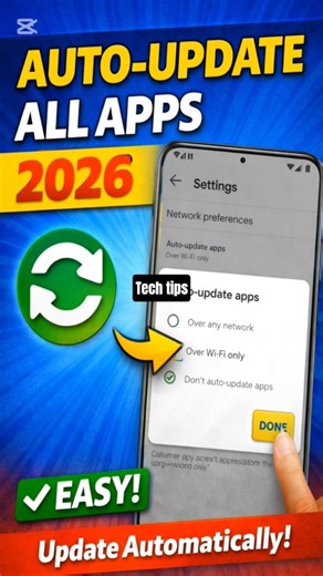 How to Auto Update All Apps in Play Store (2026) #Shorts