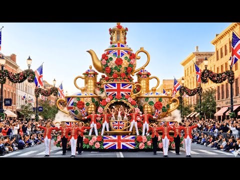 London Spring Festival Parade 2026 (4K HDR) | 220 Giant British Culture Floats + Nonstop Fireworks