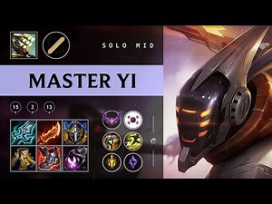 Master Yi Mid vs Yasuo - KR Master Patch 25.24