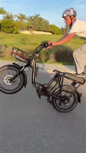 on a stock rad with basket