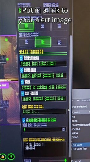Animated Subscriber/Follower/Raid Alerts in OBS in 40 seconds 🚀✨ #twitch #kickstreaming #obs