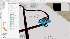 mBot simulation in V-REP line follower