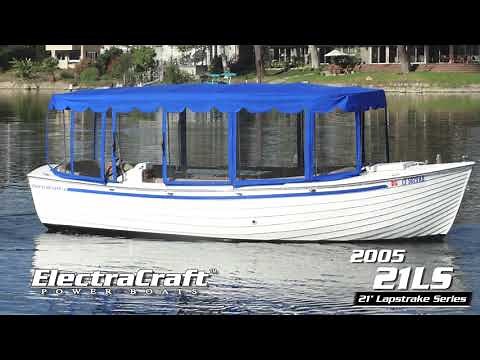 2005 ELECTRACRAFT 21LS - used electric boat for sale