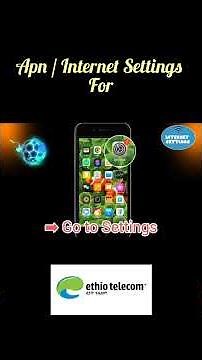 Boost Your Internet Speed: Ethio Telecom APN Setup Made Easy! APN settings| fixed Access points name