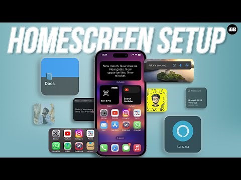 iPhone Home Screen Setup Guide 2024 🔥 Widgets, Apps Icons & More📱