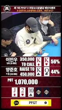 제 7회 PFGT x 피망쇼다운홀덤 메인이벤트 파이널 테이블! #holdem #pfgt #홀덤 #피망쇼다운홀덤 #피망 #거북섬 #김갑용 #장동민 #변기수 #김태환