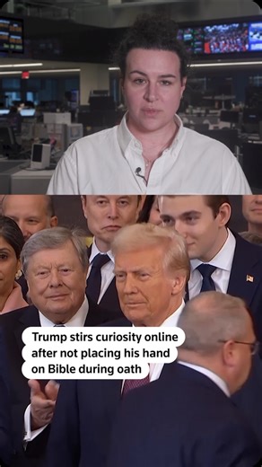 U.S. President Donald Trump took his oath of office with his right hand raised, but without his left hand on two Bibles that his wife Melania held as she stood by his side. The apparent oversight has little practical impact, academics say, but it roused curiosity online. What an incoming president swears on, whether it is a Bible or a historical document or nothing at all is not relevant to them assuming power, said Jeremi Suri, a University of Texas, Austin history professor and presidential sc