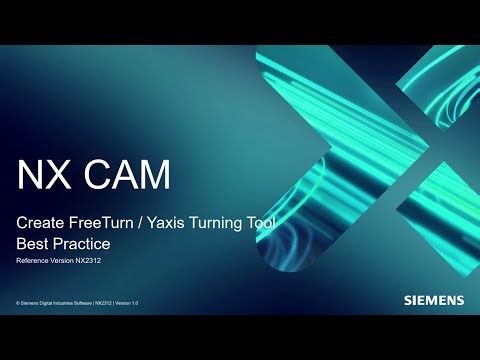 Best Practice for Creating / Y-Axis Turning Tools (i.e. Freeturn) in NX CAM