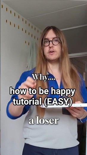how to be happy tutorial (EASY) #happy #tutorial #art