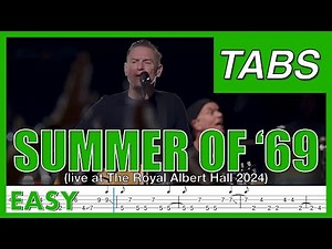 Bryan Adams – Summer of '69 | Bass Cover + Tabs On Screen