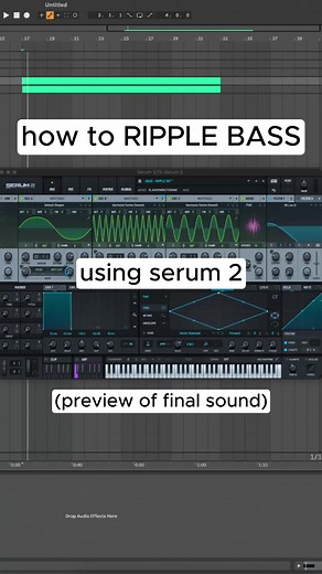 Creating Ripple Bass Sounds with Serum 2