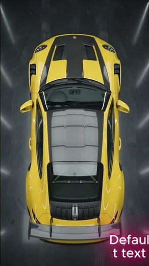🔥 Porsche 911 GT3 RS Black | Ultra Realistic 3D Cinematic Animation | 4K #Shorts