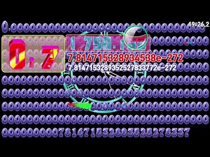 Exponent Experiment Below one 0.7**n countup timer alarm🔔