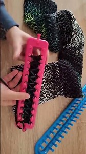 Knitting loom for beginners step by step #knitting_loom #scarf