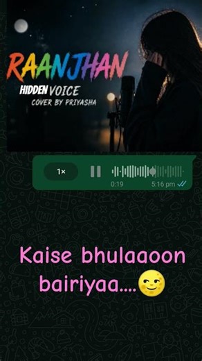 Raanjhan song | without Auto tune | cover by priyasha #music #love #newsong
