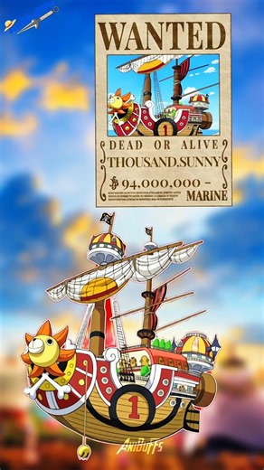 One Piece Pirate Ships Bounty ⛴️ #anime #onepiece #shorts