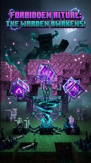 Minecraft Secret Warden Ritual !! | Minecraft Tik tok Viral Hack #shorts #viralshort #minecraft