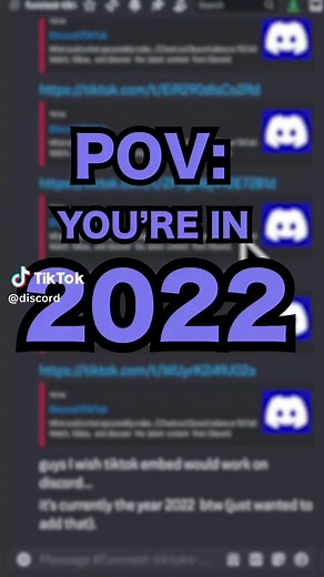 tiktok videos now embed on discord | discord app