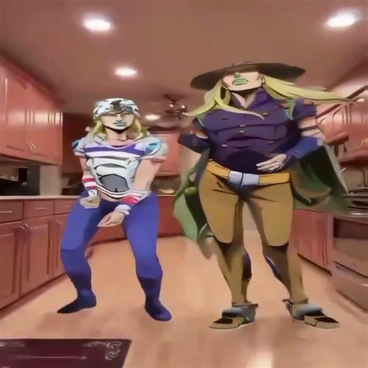 [4k] Gyro Zeppelin and Jonny Joestar I 120FPS I DUO EDIT:‪@k0wyttttt‬