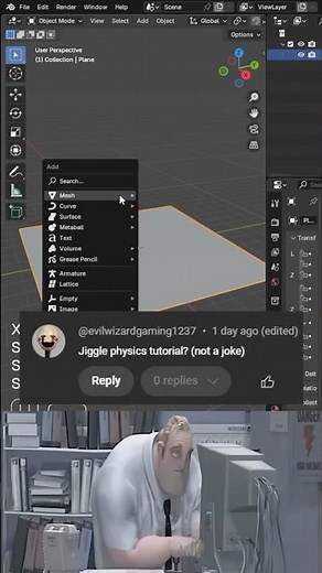 Noob vs Pro Artist: Jiggle Physics in Blender