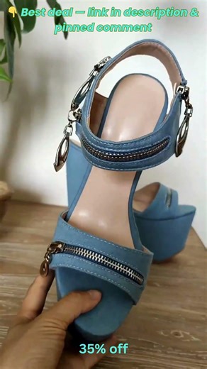 17CM Platform Wedge Sandals 🔥 35% Off Fashion Deal