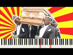 Coffin Dance - Meme Song - Astronomia [Piano Tutorial] (Synthesia)