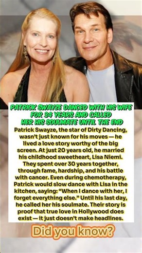 Patrick Swayze and Lisa Niemi: A Hollywood Love That Lasted