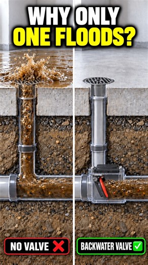 Why Does Sewage Come Back Up? This Valve Stops It 🤯