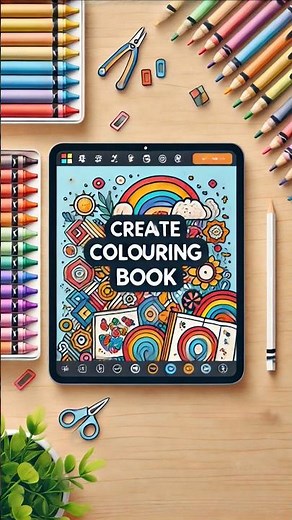 Canva Tutorial For Beginners | Create Coloring Book #shorts #tutorial