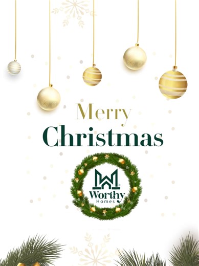 Merry Christmas to all who celebrate! From all of us at Worthy Homes, we wish you a season filled with warmth, love, and happiness in every corner of your home. #worthyhomes #livingaworthyhomes #Christmas