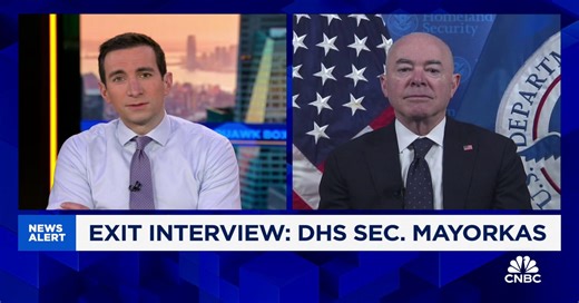 Watch CNBC's full interview with Homeland Security Secretary Alejandro Mayorkas