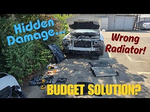 Dodge Challenger Scat Pack Radiator Replacement with simple tools