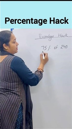 Percentage Hack for Fastest Calculation/Percentage Shortcut/Maths Hack/Maths Trick