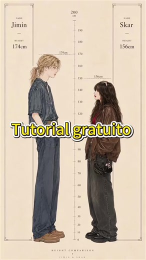 Create Height Comparison Art with BTS Using AI