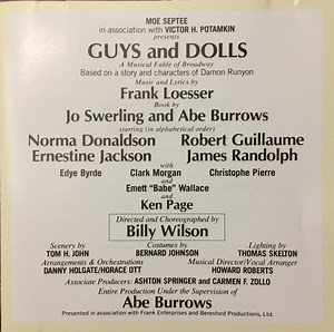 Frank Loesser - 1976 Original Cast - Guys And Dolls