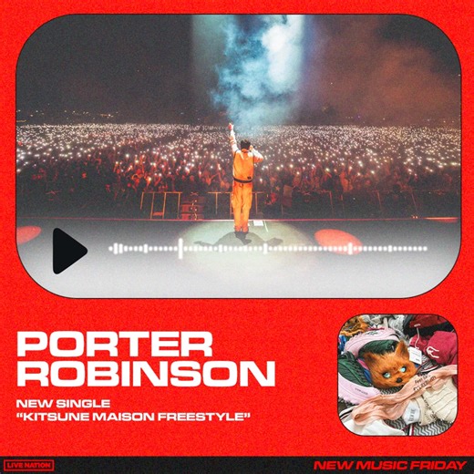 What are you vibing to for this week's New Music Friday? 🎧 🥁 Ashton Irwin - New Album BLOOD ON THE DRUMS 🔍 BLXST - New Album I’ll Always Come Find You 🌅 Brett Young - New Single “Goodnight Into Good Morning” 💖 Glass Animals - New Album I Love You So F***ing Much 🦊 Porter Robinson - New Single “Kitsune Maison Freestyle” 🎸 Rex Orange County - New Single “Guitar Song” 🍽️ Stray Kids - New Album ATE | Live Nation Concerts