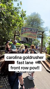 Carolina Goldrusher Front Row Walk-On at Carowinds