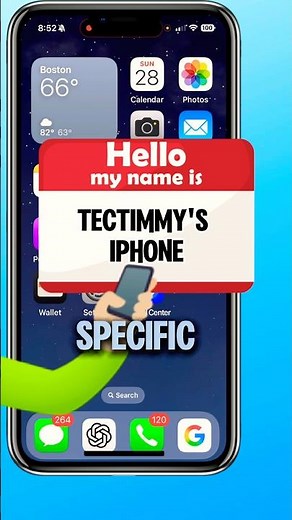 How to Rename Your iPhone - FAST!📱🏷️