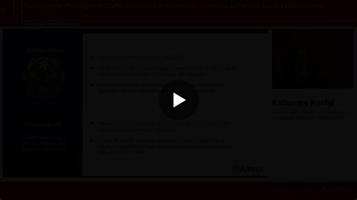 Dr. Kate Knobil, Chief Medical Officer of Altesa BioSciences, highlights rhinovirus as the primary cause of COPD exacerbations. She notes that Vapendavir—the only direct-acting antiviral in… | Altesa BioSciences, Inc.