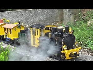 VAPEUR VIVE au Jardin des Trains Ardéchois. 2018.