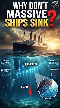 How Do Massive Ships Float on Water? 🌊🚢
